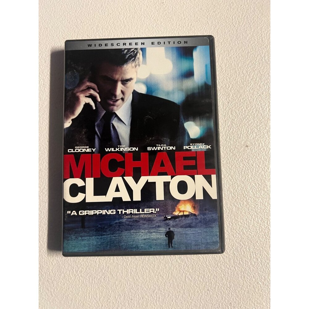 Michael Clayton 2007 DVD Widescreen Edition Thriller Movie Pre-Owned
